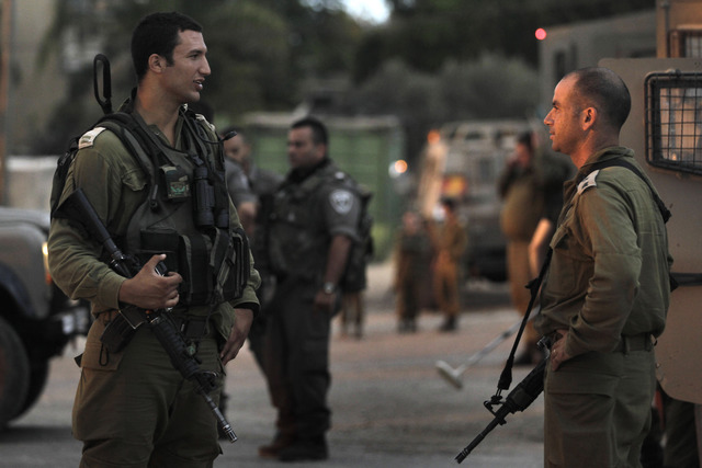 حمله شبانه نظامیان اسراییلی به کرانه باختری رود اردن