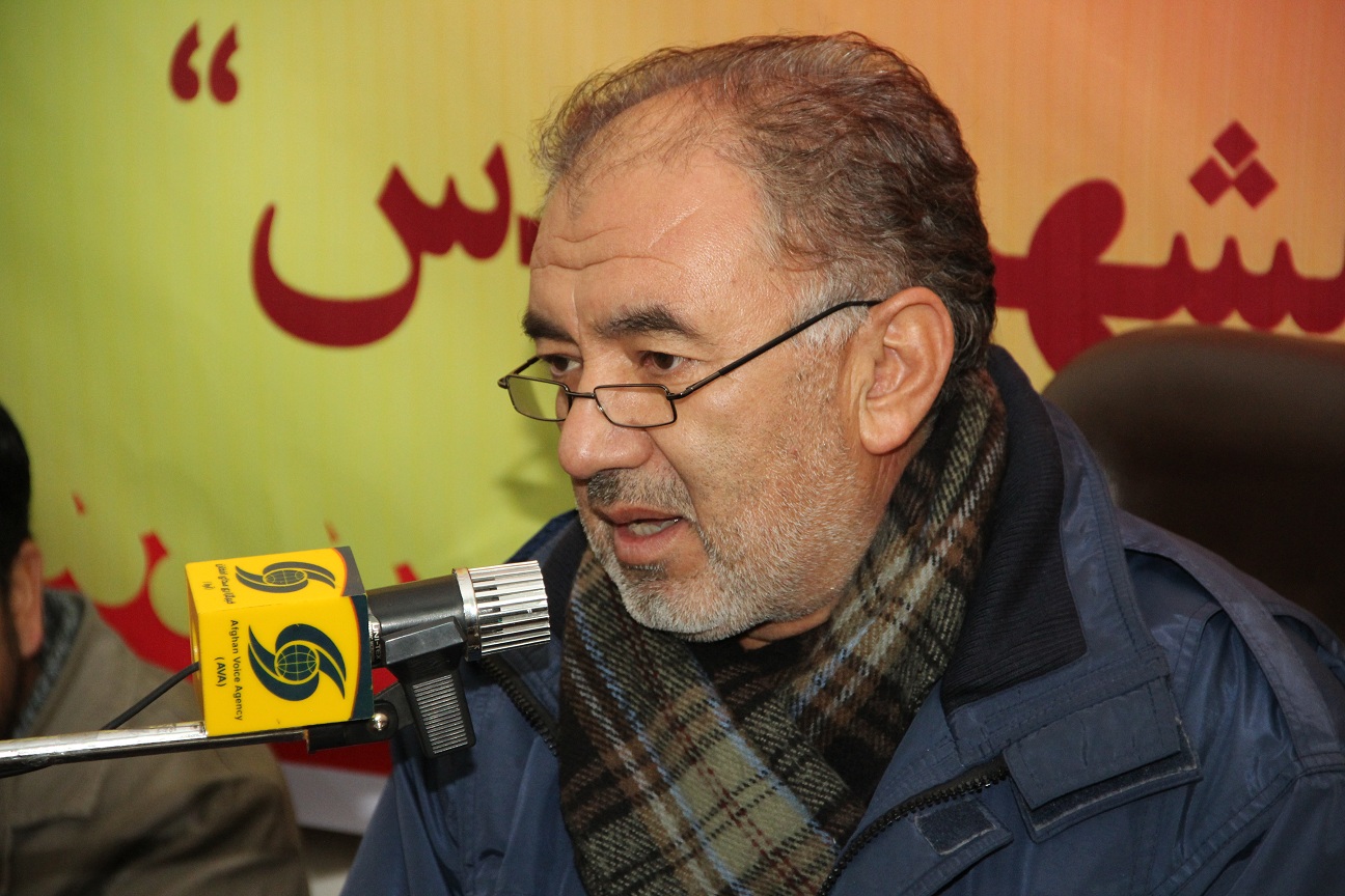 حاج سید عبدالفتاح حسین پور، رئیس دفترنمایندگی مرکزتبیان در مشهدمقدس، سخنران دوم مراسم رای گیری درون تشکیلاتی انتخاباتی