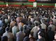هزاران نفر جمعیت مشتاق، درحال شنیدن سخنان حجت الاسلام والمسلمین سیدعیسی حسینی مزاری، درشهرکاشان اصفهان