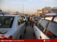 ازدحام ترافیکی در ساعات اولیه صبح در کابل  