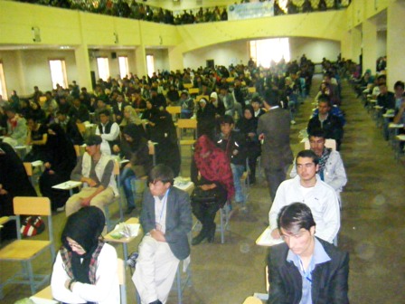 شرکت ۲۰ هزار داوطلب در آزمون کانکور در هرات
