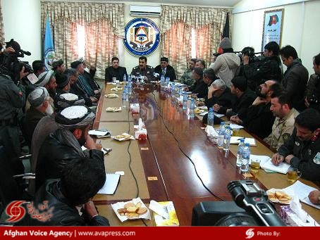 نشست مشترک مسئولان امنیتی و ستادهای انتخاباتی در بلخ
