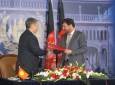 امضای سه تفاهمنامه همکاری میان افغانستان و قرقیزستان
