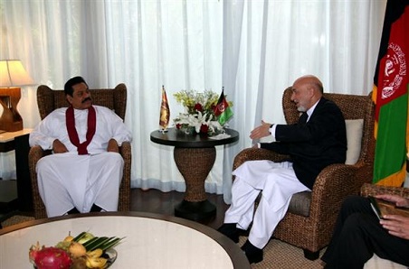 رئیس جمهورکرزی فردا به سریلانکا می رود