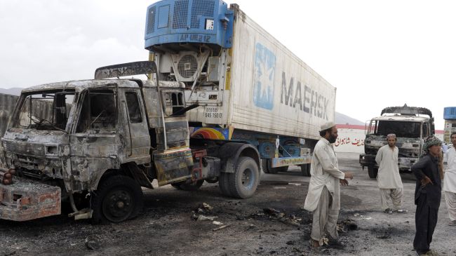 NATO convoy attacked in northwest Pakistan