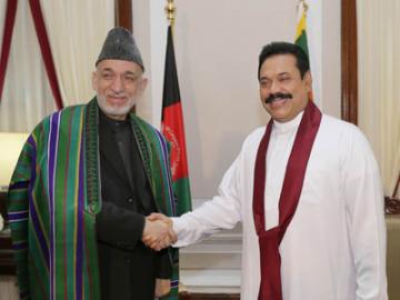 روسای جمهور افغانستان و سریلانکا بر گسترش روابط دو جانبه تاکید کردند
