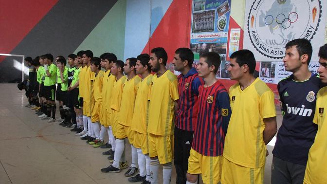 مسابقات فوتسال معلولین و ناشنوایان در کابل برگزار شد
