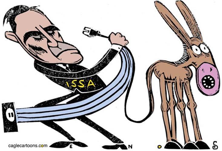 کاریکاتور راندل انوس - لغو گویی های سیاسی
