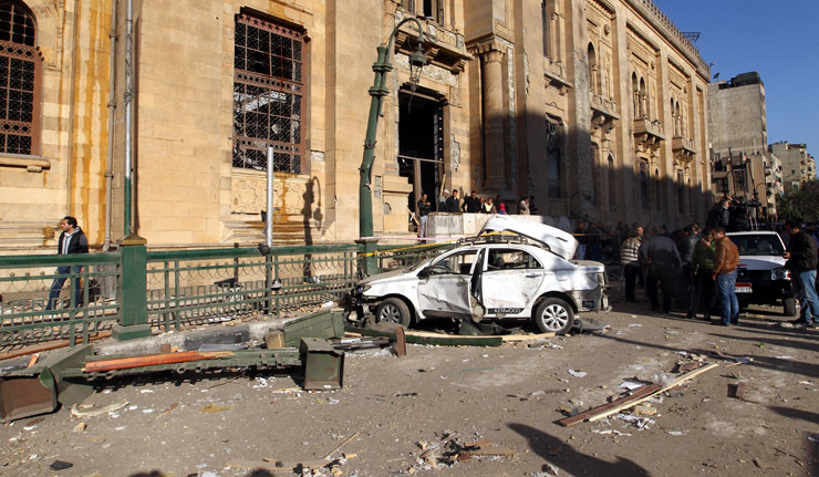 انفجار مقابل سفارت رژیم صهیونیستی در قاهره