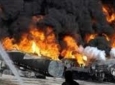 یک تانکر سوخت ناتو در پاکستان به آتش کشیده شد