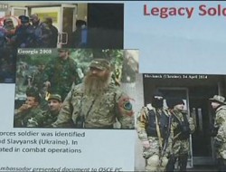تصاویر وزارت خارجه امریکا از حضور نیروهای روس در شرق اوکراین