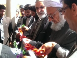 افتتاح تعمیر جدید ریاست عدلیه شهر قندوز