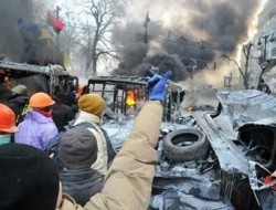 تصرف ساختمان شاروالی کاستیانتینوکا در اوکراین
