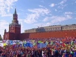 حمایت گسترده کارگران روسیه از سیاست های ولادیمیر پوتین