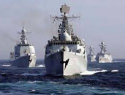 چین و روسیه مانور مشترک دریایی برگزار می کنند