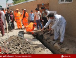 حشر پاک کاری شهروندان ناحیه ششم شهر کابل