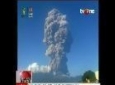 فوران مهیب آتش فشان در اندونزیا/فلم  