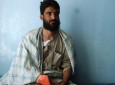 فرد زخمی شده توسط طالبان در شفاخانه غزنی
