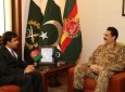 دیدار سفیر افغانستان با فرمانده کل ارتش پاکستان