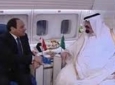 رایزنی های پادشاه عربستان با رئیس جمهور مصر در هواپیما/  شاه سعودی قاهره را ترک کرد