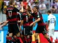 برتری آلمان برابر امریکا هر دو تیم را به جمع ۱۶ تیم برد + ویدئو