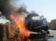 بیش از 200 تانکر تیل در پغمان آتش گرفت