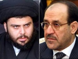 درخواست مقتدی صدر از مالکی برای انصراف از پست نخست‌وزیری عراق