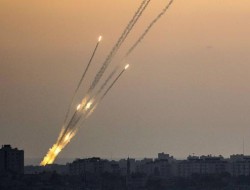 شليك راکت از اطراف غزه به سوي مواضع رژيم صهيونيستي