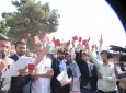 تظاهرات شهروندان بلخ در اعتراض به مصوبه طرح قانون مصونیت وکلا