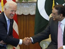دیدار  رئیس جمهور سابق پاکستان با معاون رئیس جمهور امریکا