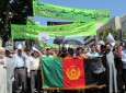 حضور گسترده مهاجرین افغانستانی مقیم کشور ایران در راهپیمایی روز قدس