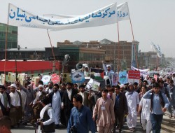 تظاهرات هزاران تن از شهروندان کابل در روز جهانی قدس