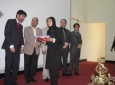 مراسم جشن فارغ التحصیلی کارآموزان مرکز آموزش های فنی و حرفوی افغان – کوریا با حضور وزیر کار در کابل  