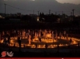 مراسم شمع افروزی برای جان باختگان ولایت غور در قصر دارالامان و میدان شهید مزاری کابل  