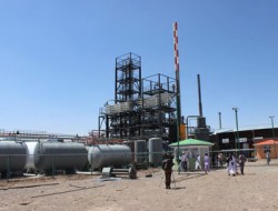 اولین پالایشگاه نفت در افغانستان به بهره برداری رسید