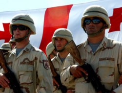 سربازان گرجستان پایگاه خود را در افغانستان ترک کردند