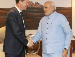 سفر تجاری معاون نخست وزیر انگلیس به هند