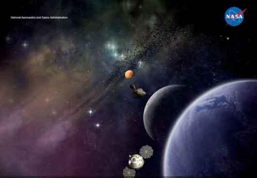 5- کپسول چندمنظوره اوریون که برای حمل بار و ماموریت‌های سرنشین‌دار فراتر از مدار زمین طراحی شده است، توسط SLS به فضا برده خواهد شد.