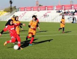 پیروزی پرگل تیم فوتبال بانوان کابل  مقابل تیم بلخ