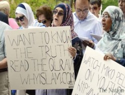 اعتراض مسلمانان امریکا به تبلیغات ضد اسلام در نیویارک