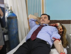 شهروندان با اهدای خون از نیروهای امنیتی تقدیر کنند