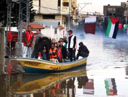سیلاب در ویرانه های غزه صدها آواره دیگر بر جا گذاشت