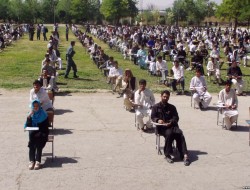 برگزاری امتحان کانکور در قندهار