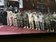 نمایندگان مجلس در حمایت از نیروهای امنیتی کشور، یونیفورم آنها را پوشیدند