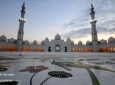 رئیس جمهور غنی از مسجد شیخ زاید بن سلطان آل نهیان بازدید کرد