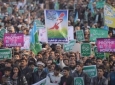 تظاهرات پاکستانی‌ها در اعتراض به توهین به پیامبر (ص) در فرانسه