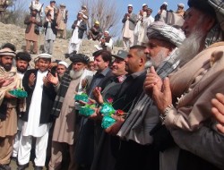 به ارزش ۱۲ میلیون افغانی؛ ساخت یک بند بزرگ در خوست آغاز شد