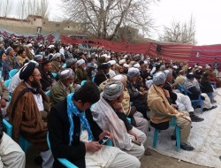 افتتاح دفتر حضرت آیت الله محقق کابلی در شهر غزنی