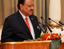 رئیس جمهور پاکستان خواستار افزایش همکاری کشور های مسلمان شد
