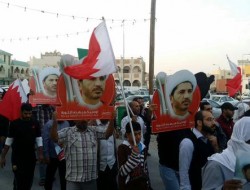 تظاهرات گسترده در آستانه محاکمه دبیرکل وفاق بحرین